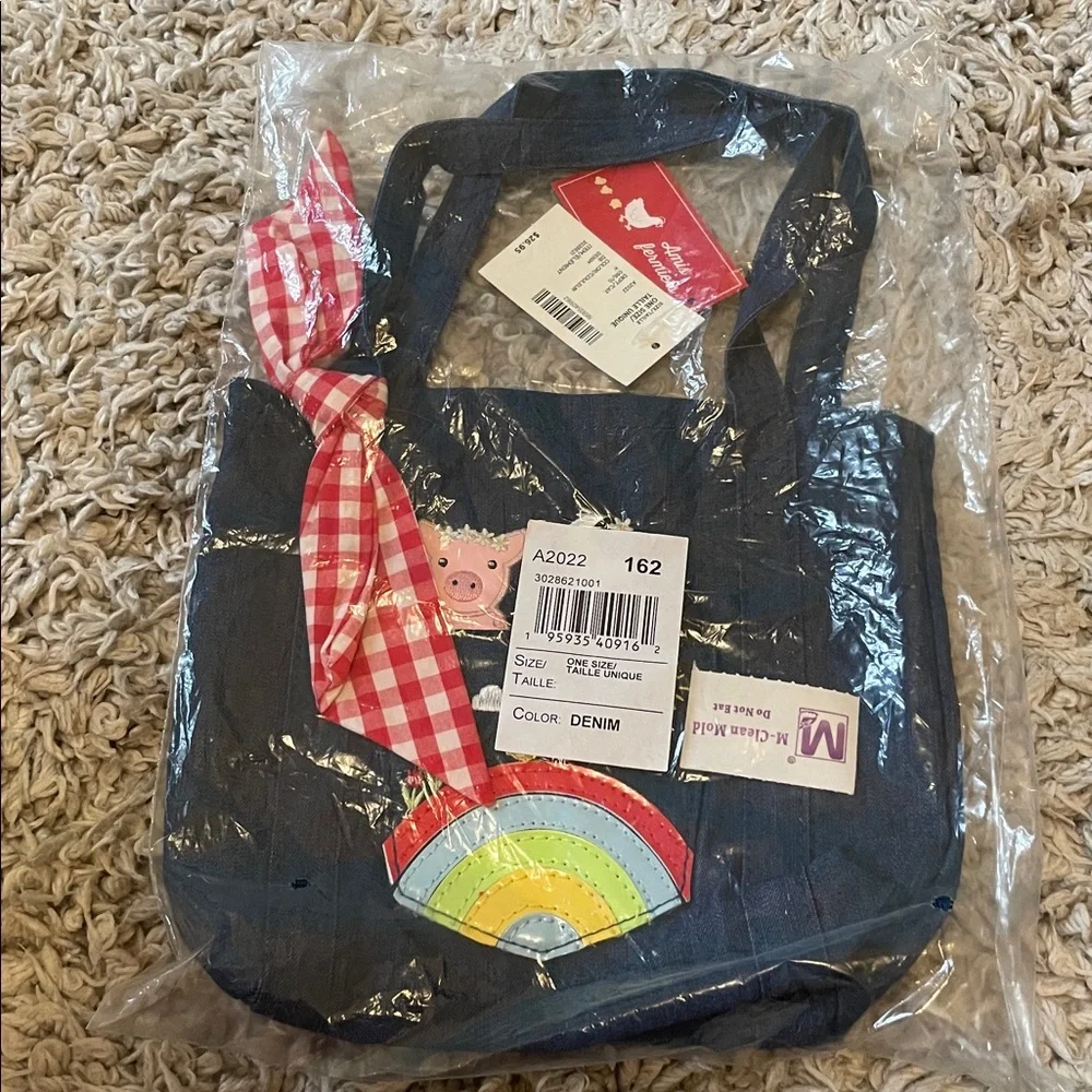2021 Gymboree “Farming Friends” Embroidered Tote Bag